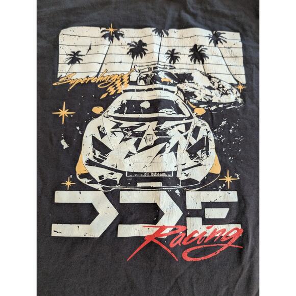 DDE Street Car Graphic Tee PreShrunk Small Men's Size Medium Huracan T-shirt EUC - Picture 2 of 10